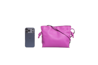 LOEWE MINI FLAMENCO CLUTCH BRIGHT PURPLE