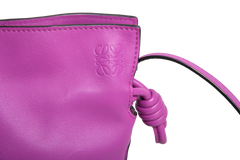 LOEWE MINI FLAMENCO CLUTCH BRIGHT PURPLE