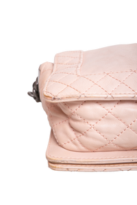 CHANEL BOY NEW MEDIUM REVERSO BLUSH SILVER HDWR