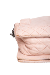 CHANEL BOY NEW MEDIUM REVERSO BLUSH SILVER HDWR