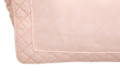 CHANEL BOY NEW MEDIUM REVERSO BLUSH SILVER HDWR