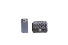 DESAPEGO FABI JUSTUS CHANEL SQUARE CAVIAR BLACK-SILVER HDWR