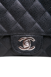 DESAPEGO FABI JUSTUS CHANEL SQUARE CAVIAR BLACK-SILVER HDWR
