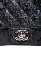DESAPEGO FABI JUSTUS CHANEL SQUARE CAVIAR BLACK-SILVER HDWR