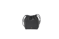 VALENTINO BUCKET POUF VLOGO DRAWSTRIING BLACK