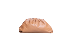 BOTTEGA THE POUCH LEATHER LIGHT CARAMEL