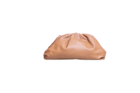 BOTTEGA THE POUCH LEATHER LIGHT CARAMEL