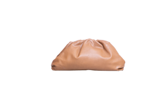 BOTTEGA THE POUCH LEATHER LIGHT CARAMEL