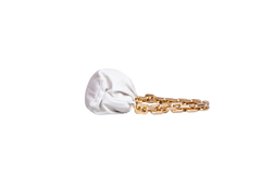BOTTEGA THE CHAIN POUCH ICE WHITE