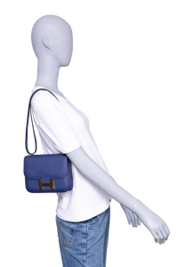 HERMÈS CONSTANCE 18 EPSOM BLEU SAPHIR GOLD HDWR