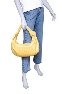 BOTTEGA JODIE CLASSIC INTRECCIATO YELLOW