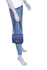 HERMÈS CONSTANCE 18 EPSOM BLEU SAPHIR GOLD HDWR