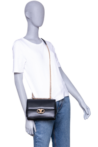 VALENTINO VLOGO SIGNATURE LEATHER BLACK