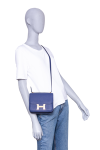 HERMÈS CONSTANCE 18 EPSOM BLEU SAPHIR GOLD HDWR