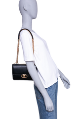 VALENTINO VLOGO SIGNATURE LEATHER BLACK