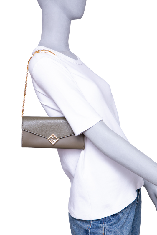 FENDI WOC FF DIAMONDS CONTINENTAL AVOCADO