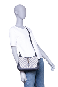 GUCCI JACKIE 1961 SMALL GG COATED CANVAS NAVY