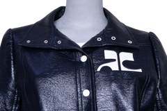 DESAPEGO FABI JUSTUS COURRÈGES JACKET CROPPED NAVY