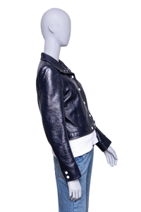 DESAPEGO FABI JUSTUS COURRÈGES JACKET CROPPED NAVY