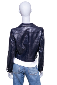 DESAPEGO FABI JUSTUS COURRÈGES JACKET CROPPED NAVY