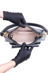 BALMAIN B-BUZZ SHOULDER BAG LEATHER BLACK