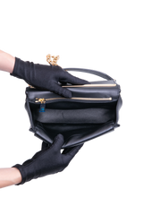 VALENTINO VLOGO SIGNATURE LEATHER BLACK