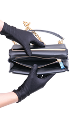 VALENTINO VLOGO SIGNATURE LEATHER BLACK