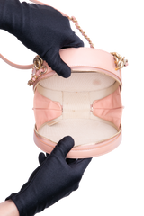 CHANEL ROUND AS EARTH CC CROSSBODY BAG PEACH