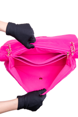 CHANEL CLASSIC FLAP MAXI MATELASSÊ NEON PINK