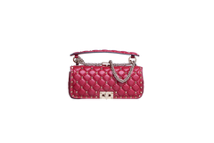 VALENTINO ROCKSTUD SPIKE LEATHER RED