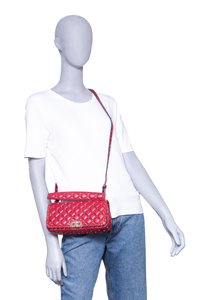 VALENTINO ROCKSTUD SPIKE LEATHER RED