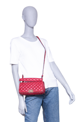 VALENTINO ROCKSTUD SPIKE LEATHER RED