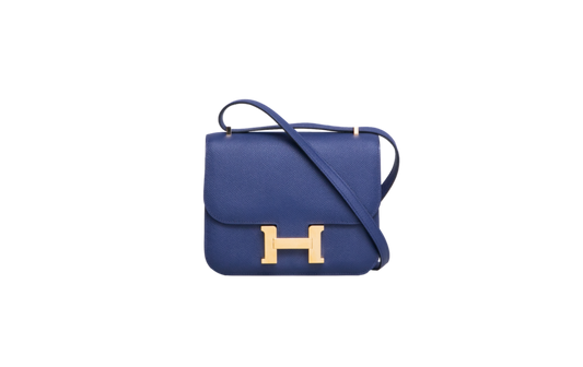 HERMÈS CONSTANCE 18 EPSOM BLEU SAPHIR GOLD HDWR