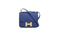 HERMÈS CONSTANCE 18 EPSOM BLEU SAPHIR GOLD HDWR