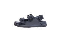 GUCCI SANDAL MINI DOUBLE G RUBBER BLACK - 35 BR