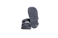 GUCCI SANDAL MINI DOUBLE G RUBBER BLACK - 35 BR