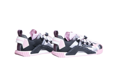 D&G SNEAKER NS1 MIXED MATERIALS GREY/BLACK/PINK/WHITE - 37 BR