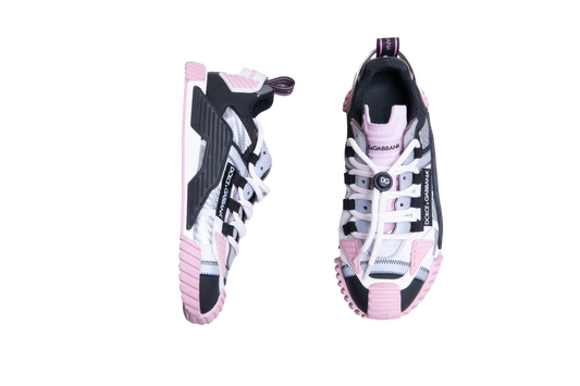 D&G SNEAKER NS1 MIXED MATERIALS GREY/BLACK/PINK/WHITE - 37 BR