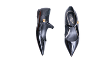 VALENTINO BALLET FLATS TIPTOE PATENT BLACK - 37 BR