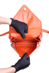 BOTTEGA MOUNT ENVELOPE CROSSBODY ORANGE