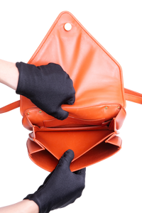 BOTTEGA MOUNT ENVELOPE CROSSBODY ORANGE