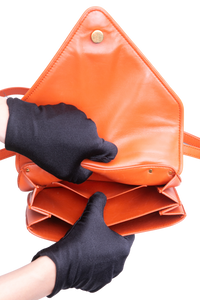 BOTTEGA MOUNT ENVELOPE CROSSBODY ORANGE