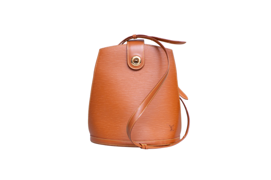 LV CLUNY BUCKET EPI CARAMEL