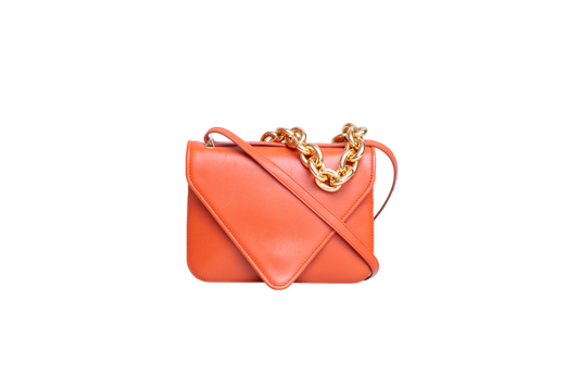BOTTEGA MOUNT ENVELOPE CROSSBODY ORANGE