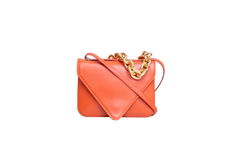 BOTTEGA MOUNT ENVELOPE CROSSBODY ORANGE