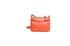 BOTTEGA MOUNT ENVELOPE CROSSBODY ORANGE