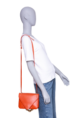 BOTTEGA MOUNT ENVELOPE CROSSBODY ORANGE