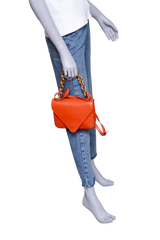 BOTTEGA MOUNT ENVELOPE CROSSBODY ORANGE