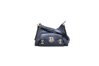 BALMAIN B-BUZZ SHOULDER BAG LEATHER BLACK