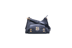 BALMAIN B-BUZZ SHOULDER BAG LEATHER BLACK